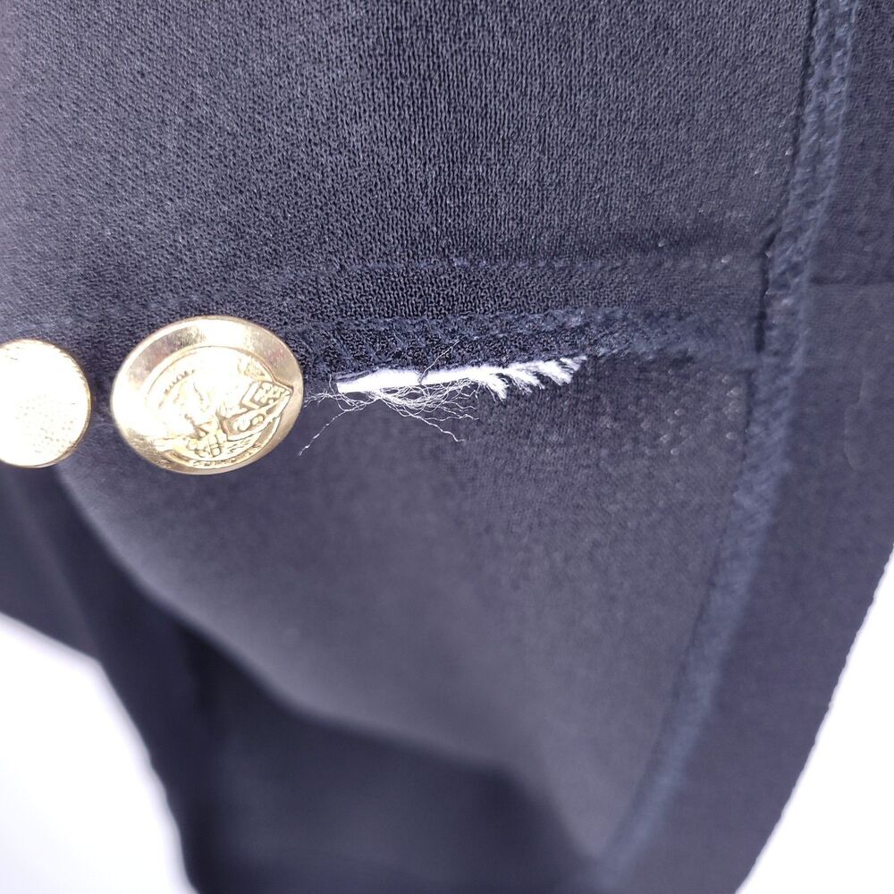 Madewell Sezane Top XS Black Button Shoulder - Picture 10 of 11